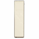 klædeskab med rum og tøjstænger 150 x 45 x 175 cm stof creme