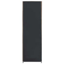 klædeskab 87 x 49 x 159 cm stof sort