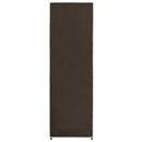 klædeskab 87 x 49 x 159 cm stof brun
