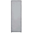 klædeskab 87 x 49 x 159 cm stof grå