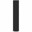 skoskab 60 x 30 x 166 cm stof sort
