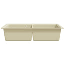 køkkenvask granit dobbelt vask beige