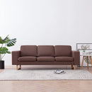 3-personers sofa i stof brun