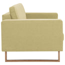 2-personers sofa i stof grøn