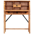 skrivebord massivt akacietræ 90 x 40 x 107 cm