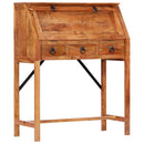 skrivebord massivt akacietræ 90 x 40 x 107 cm