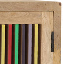 skænk 100x30x75 cm massivt mangotræ