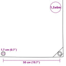 presenning 650 g/m² 1,5 x 6 m grøn