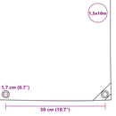 presenning 650 g/m² 1,5 x 10 m grøn