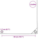 presenning 650 g/m² 1,5 x 20 m grøn