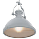 loftslampe rund E27 grå
