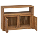 skænk 80x30x60 cm massivt teaktræ