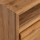 skænk 80x30x60 cm massivt teaktræ