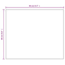 spejl uden ramme 80x60 cm glas