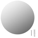 spejl uden ramme 30 cm rund glas