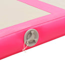 oppustelig gymnastikmåtte med pumpe 700 x 100 x 10 cm PVC Pink