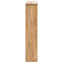 skoskab 55x20x104 cm massivt valnøddetræ
