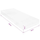 madras 80x200 cm 7 zoner PU-skum 16 cm H2 H3