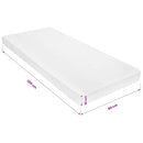 madras 80x200 cm 7 zoner PU-skum 10 cm H2 H3