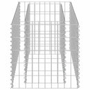 gabion-højbed 90x50x50 cm galvaniseret stål