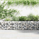 gabionvæg 450x30x50 cm galvaniseret stål