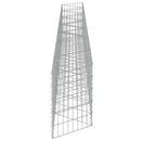 gabionvæg 450x30x50 cm galvaniseret stål
