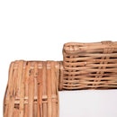 3-personers havesofa naturligt rattan