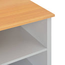 tv-skab 95x39x58 cm grå
