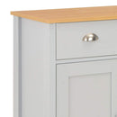 skænk 79x35x81 cm grå