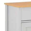 skænk 79x35x81 cm grå
