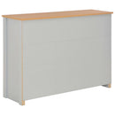 skænk 112x35x81 cm grå