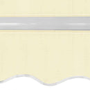 foldemarkise manuel betjening 600 cm cremefarvet