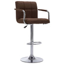 barstole 2 stk. stof brun