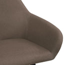 spisebordsstole 2 stk. stof brun