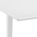 spisebordssæt 3 dele MDF hvid