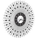 vægur metal 43 cm sort