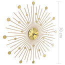 vægur 70 cm metal guldfarvet