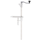 dåseåbner 70 cm aluminium og rustfrit stål sølvfarvet