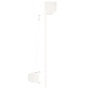 Rullegardin Hvid 80 x 100 cm Aluminium og Polyurethan