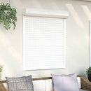 Rullegardin Hvid 100 x 130 cm Aluminium og Polyurethan
