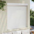 Rullegardin Hvid 130 x 140 cm Aluminium og Polyurethan