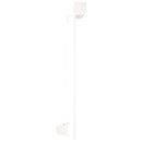 Rullegardin Hvid 160 x 150 cm Aluminium og Polyurethan