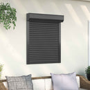 Rullegardin Antracit 70 x 100 cm Aluminium og Polyurethan