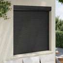 Rullegardin Antracit 130 x 140 cm Aluminium og Polyurethan