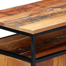 sideskab 60x35x76 cm massivt genbrugstræ og stål
