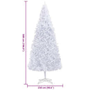 kunstigt juletræ 500 cm hvid