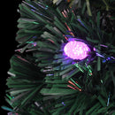 forudtændt juletræ med stativ og LED 150 cm fiberoptisk