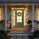 juleguirlande med LED-lys 5m hvid