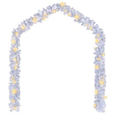 juleguirlande med LED-lys 10 m hvid