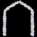 juleguirlande med LED-lys 20 m hvid